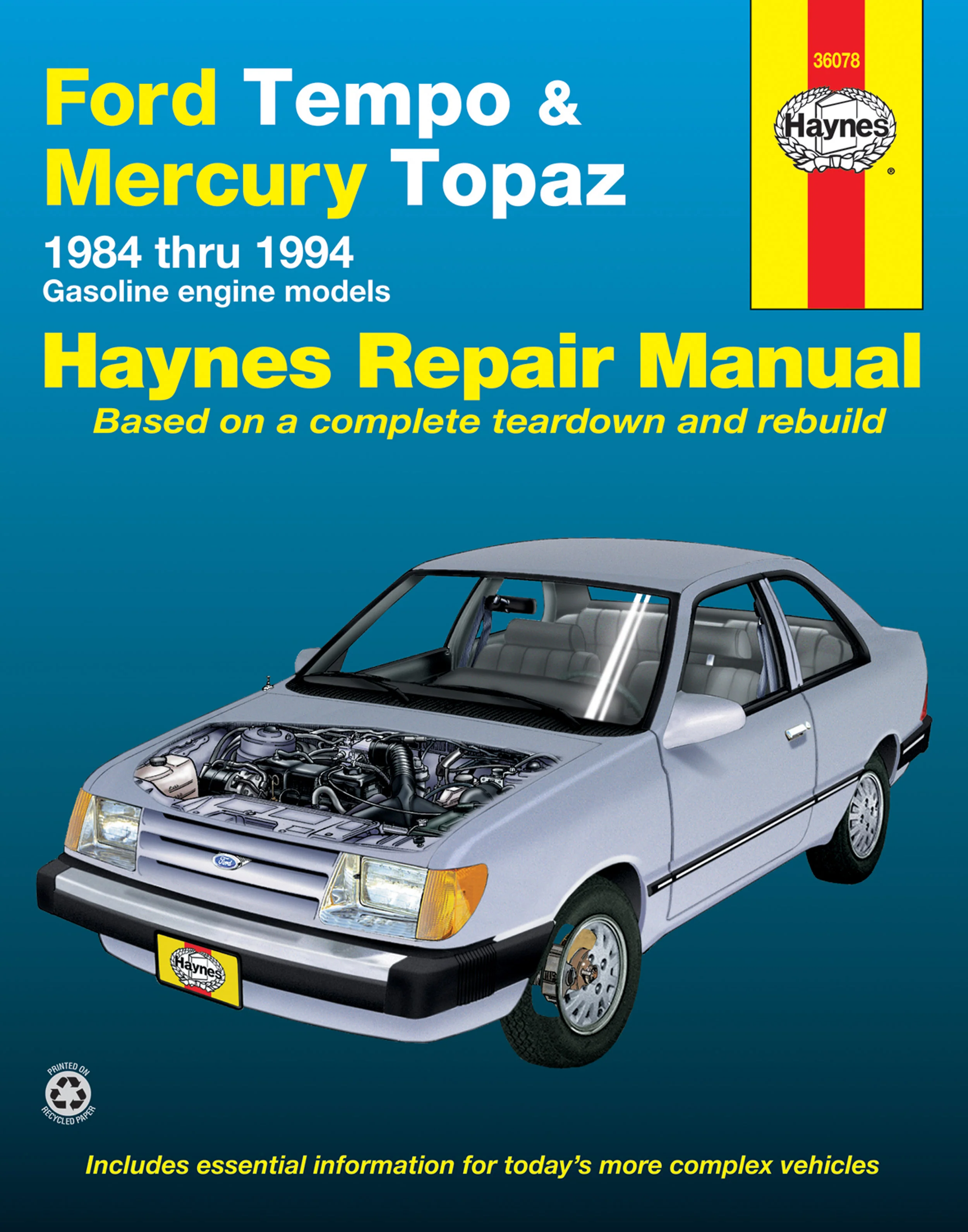 Mercury Topaz Service & Repair Manuals